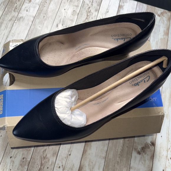 Clarks Shoes - Clarks Women's Elanie Hope‎ Pump Black Size 11 Wide Black